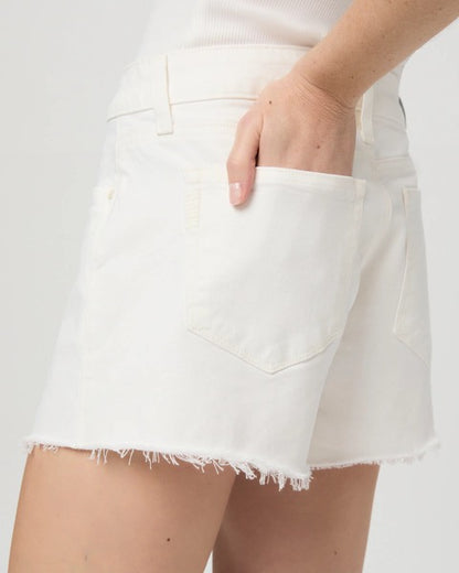 Paige Dylan Short Raw Hem - TONAL ECRU