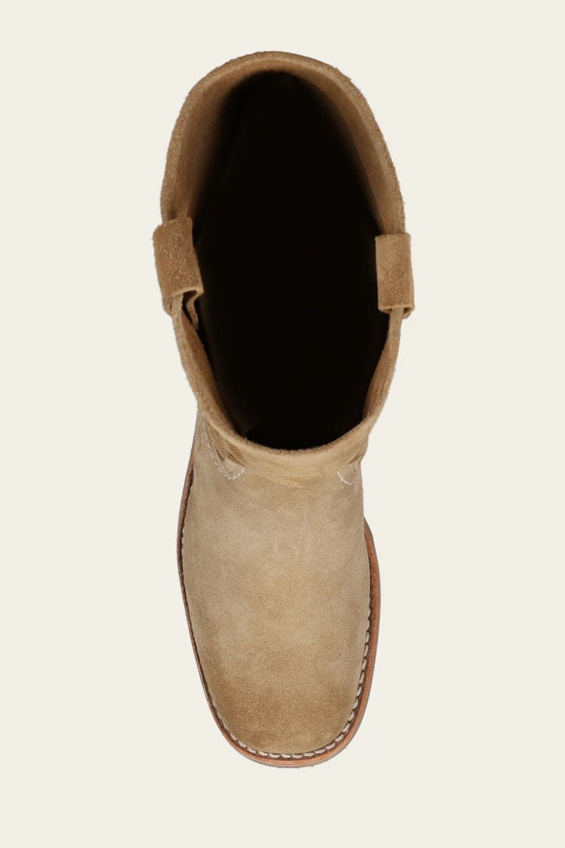 FRYE 12R Campus Boot - TAN BUCK - COW SUEDE