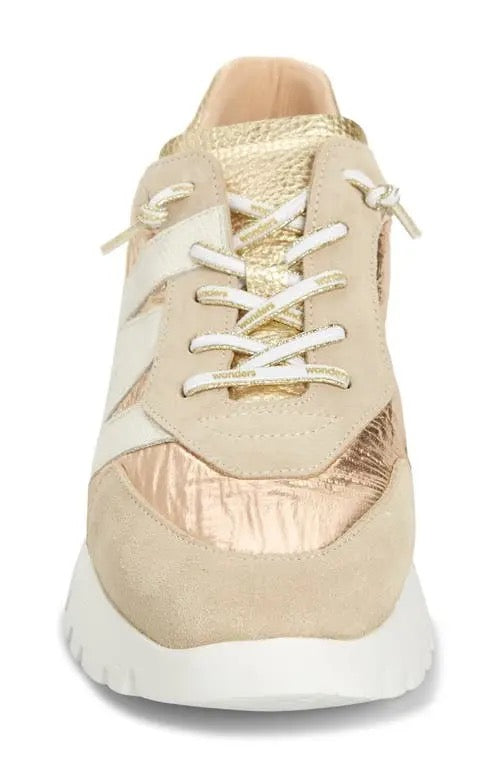 WONDERS Oslo Sneakers - TREND BEIGE PLATINO