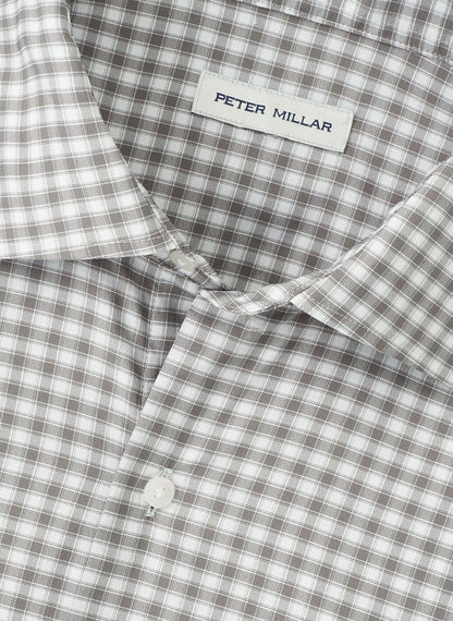 Peter Millar Fairbanks Performance Twill Sport Shirt - BASIL