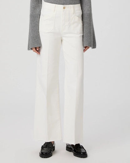 Paige Anessa 31" Rounded Inset Pocket - TONAL ECRU