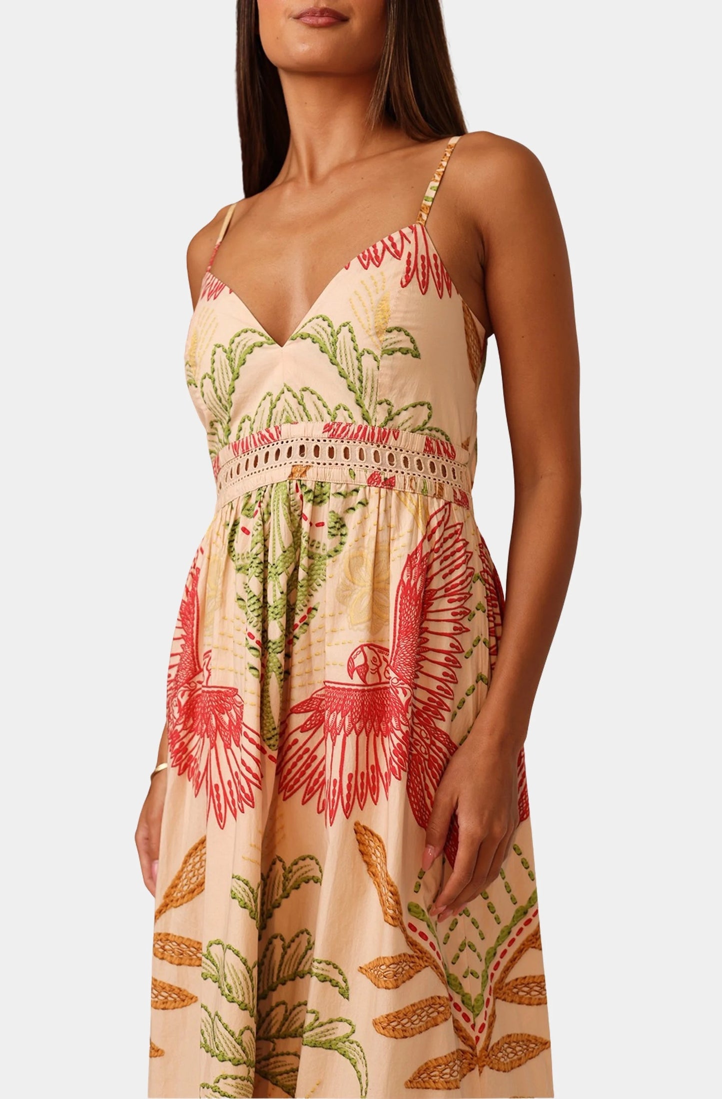 Shore Vanessa Maxi Dress - STITCHWORK HIBISCUS