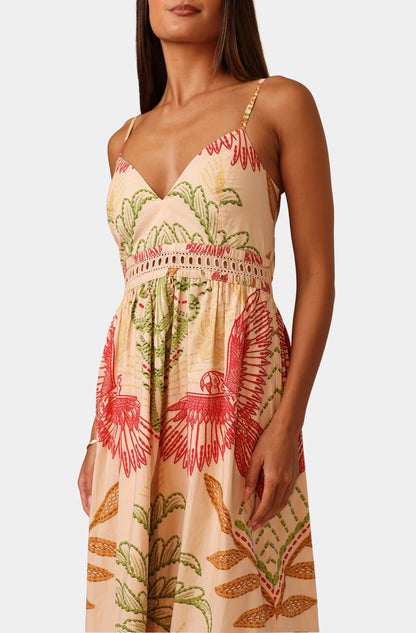 Shore Vanessa Maxi Dress - STITCHWORK HIBISCUS
