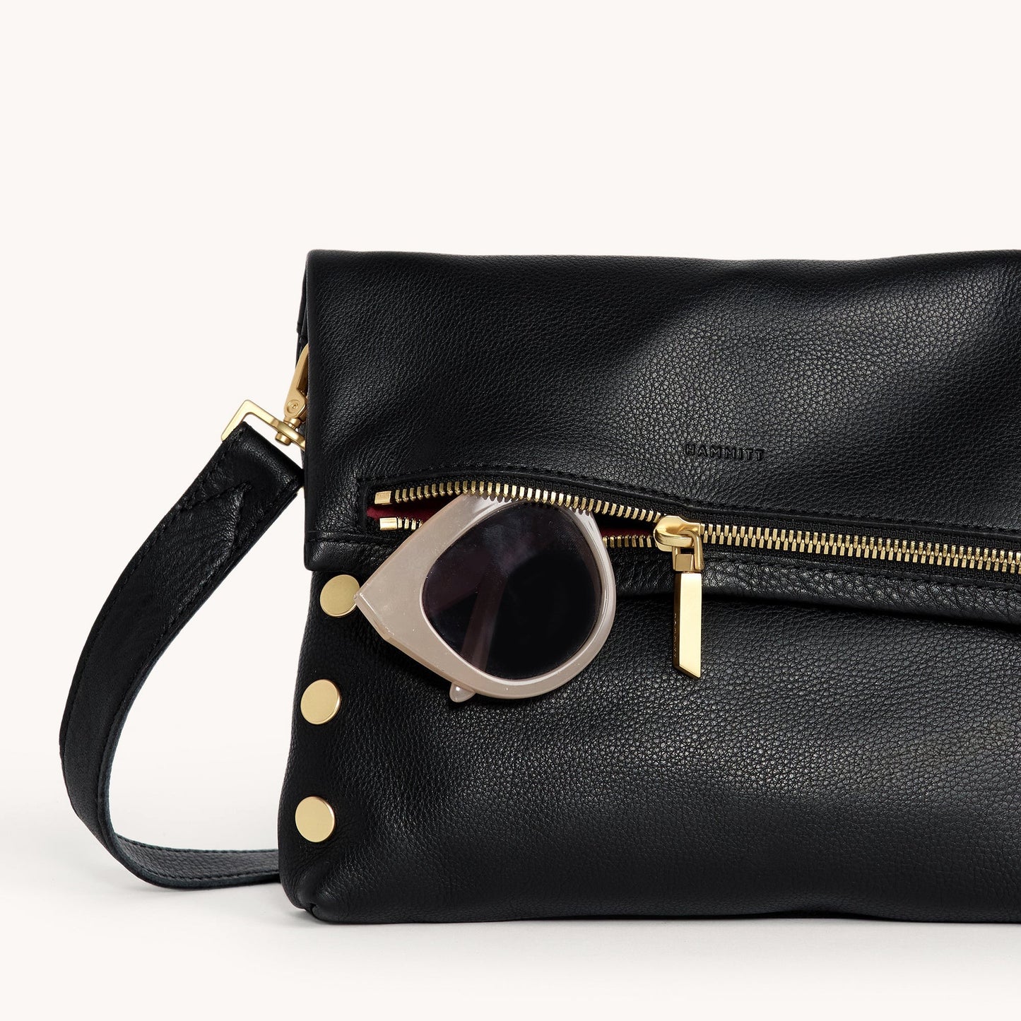 Hammitt VIP Medium - BLACK-BRUSHED GOLD
