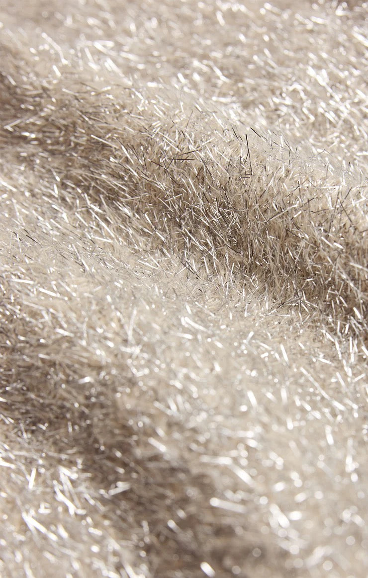 Z Supply Tinseltown Boyfriend Sweater - SILVER