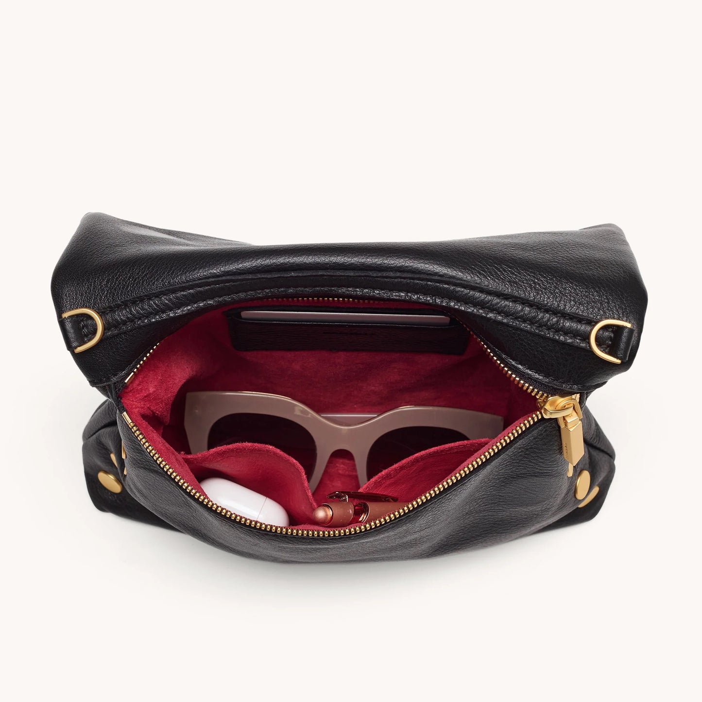 Hammitt VIP Medium - BLACK-BRUSHED GOLD