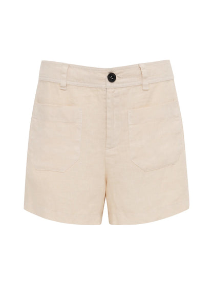 Sanctuary Linen Marine Short - SUMMER SAND