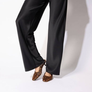YOSI SAMRA Tribeca Mule Heel - LEOPARD CALF HAIR
