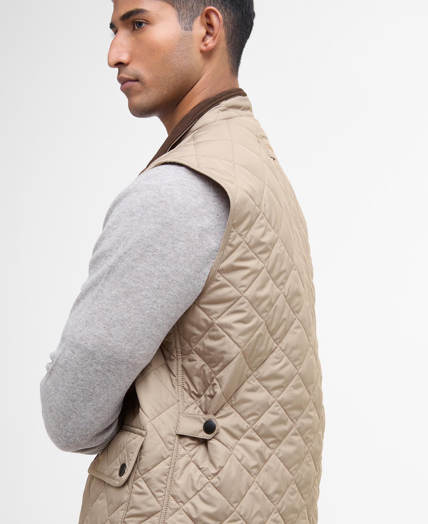 Barbour Lowerdale Quilted Gilet - WASHED STONE