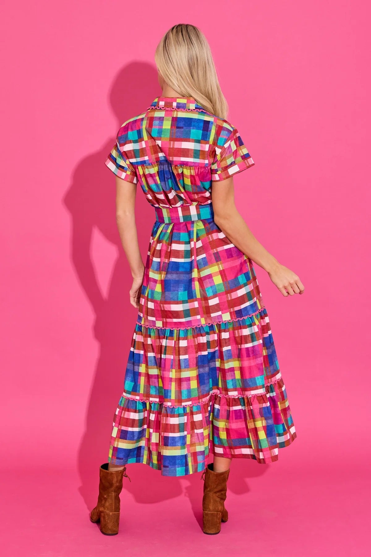 Alden Adair Rachel Dress - CIRCUS PLAID