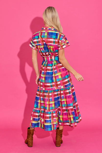 Alden Adair Rachel Dress - CIRCUS PLAID
