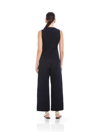 Fifteen Twenty June Button-Up Vest - MIDNIGHT BLUE
