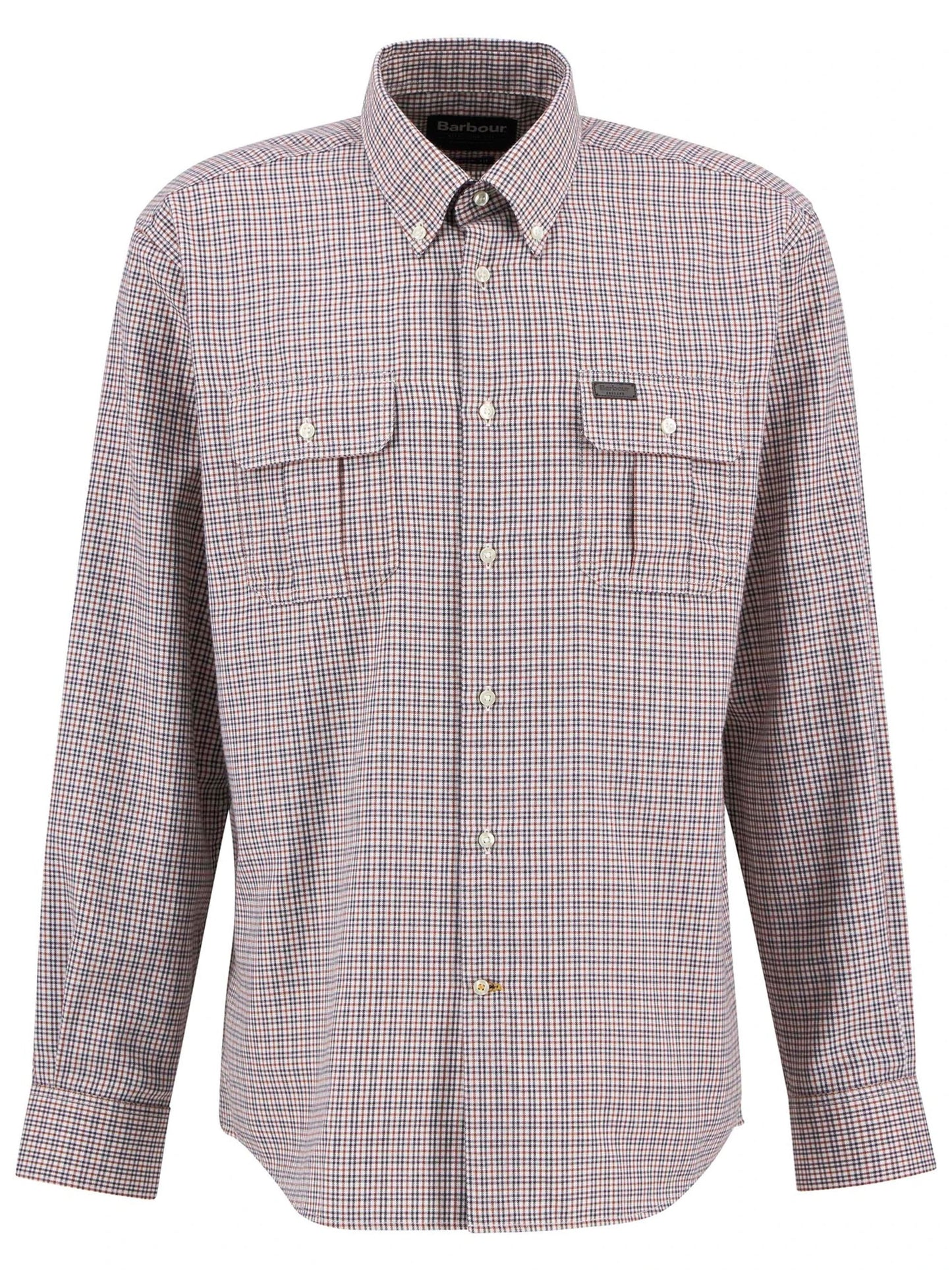 Barbour Fenn Gingham Shirt - FIRED BRICK
