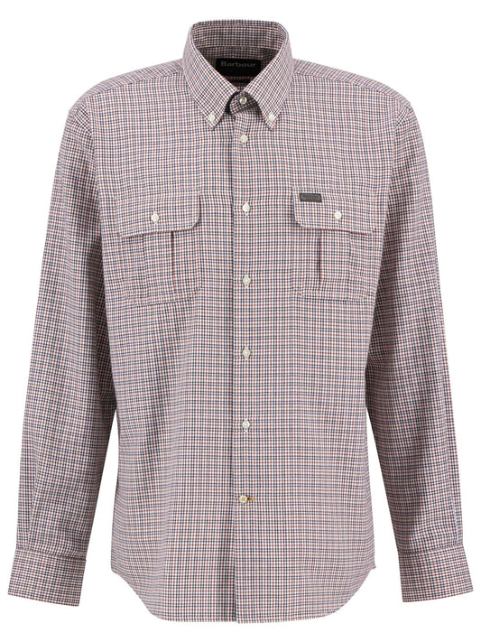 Barbour Fenn Gingham Shirt - FIRED BRICK