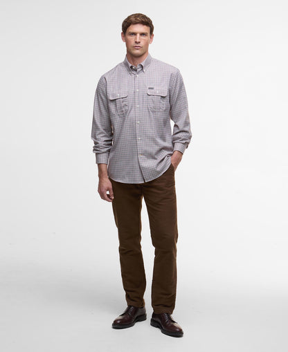 Barbour Fenn Gingham Shirt - FIRED BRICK