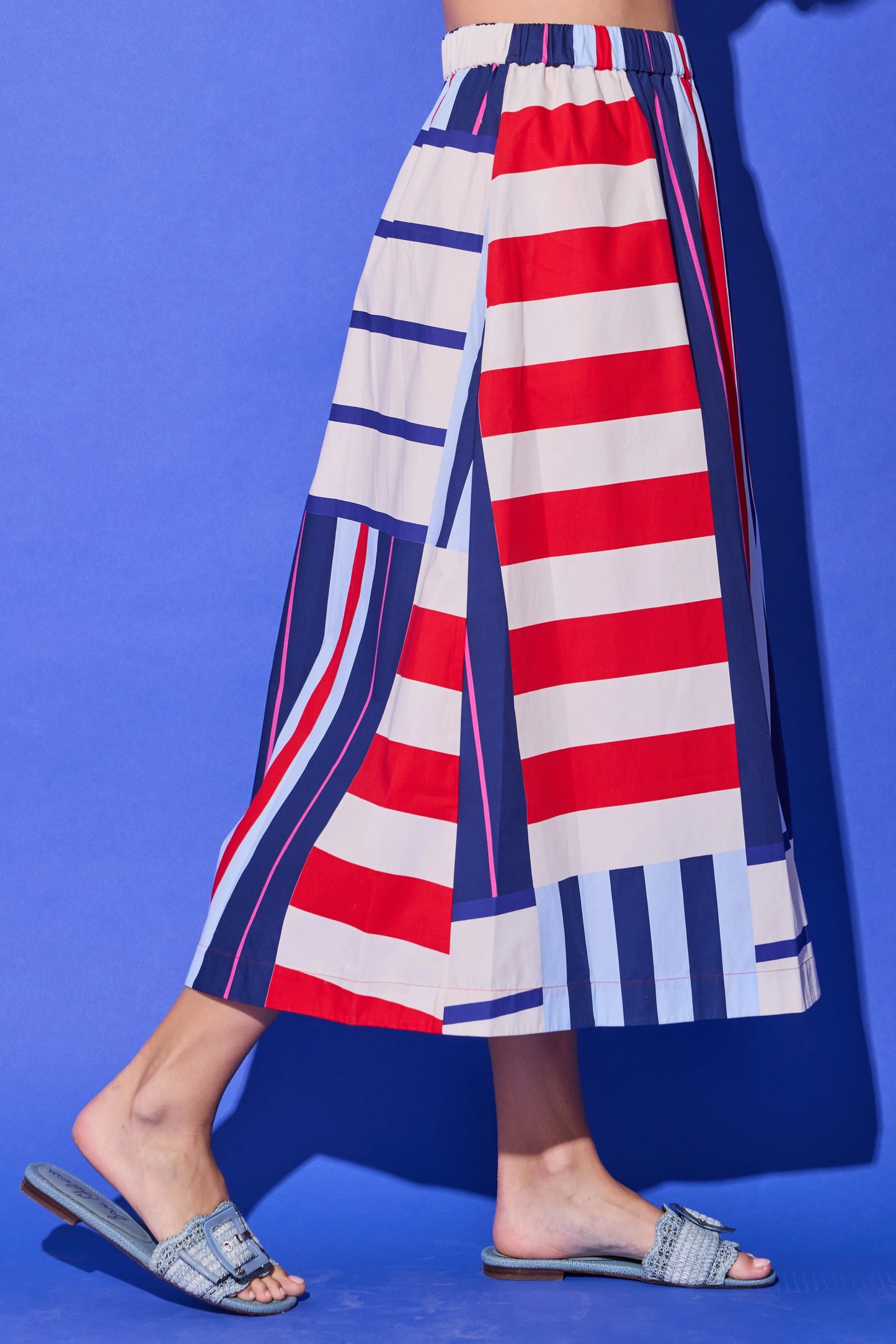 Alden Adair Danny Skirt - MARITIME STRIPE