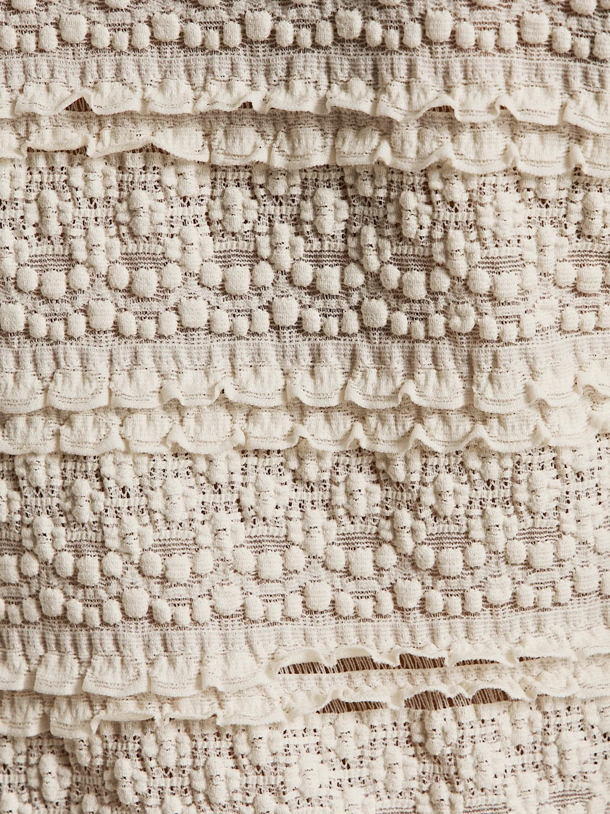 Sanctuary Lovely Lace Button Front - VINTAGE IVORY