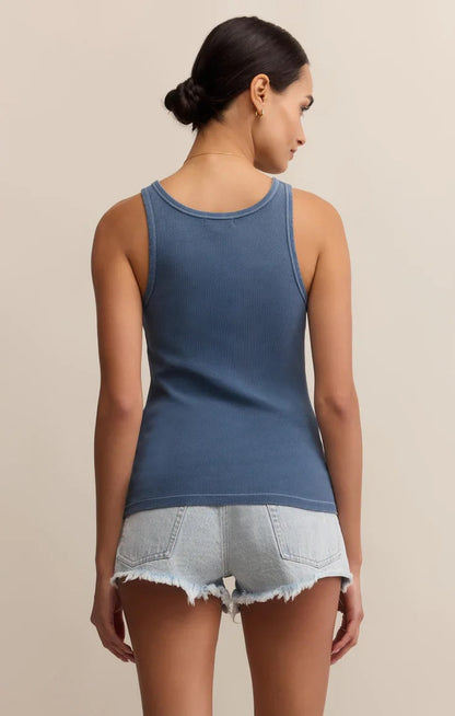 Z Supply Classic Scoop Tank - VINTAGE INDIGO