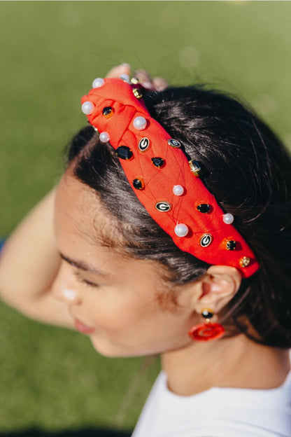 Brianna Cannon Headband - UGA Red Logo