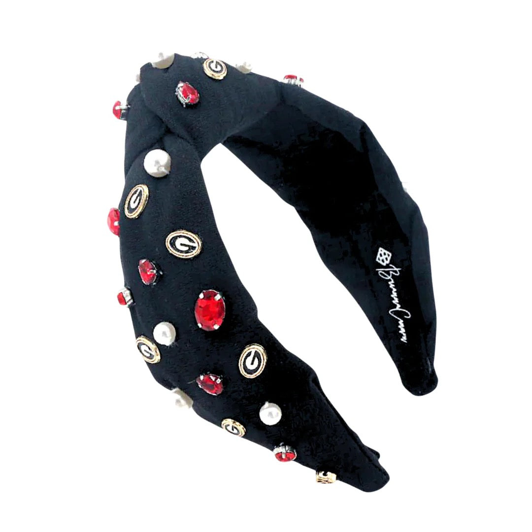 Brianna Cannon Headband - UGA Black Logo