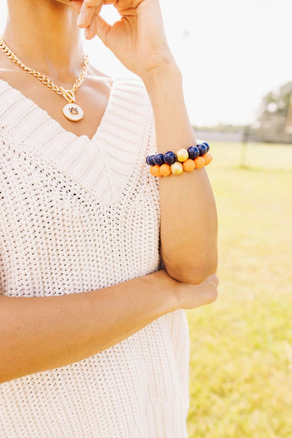 Brianna Cannon Beaded Brianna Bracelet - ORANGE