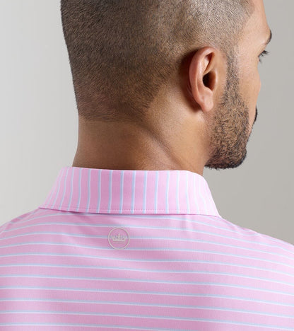 Peter Millar Dunnes Performance Jersey Polo - PINK PARFAIT
