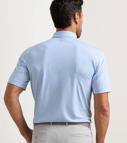Peter Millar Bolt Performance Jersey Polo - WHITE