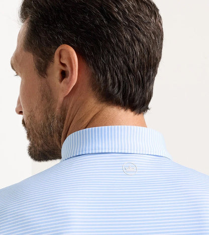 Peter Millar Bolt Performance Jersey Polo - WHITE