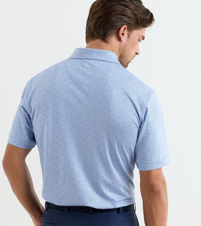 Peter Millar Parker Performance Jersey Polo - STREAM BLUE