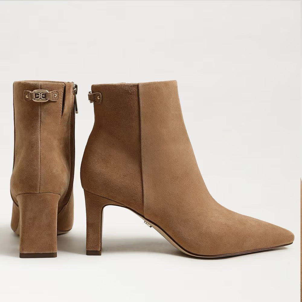 Sam Edelman Saige Ankle Bootie - CYPRUS TAN SUEDE