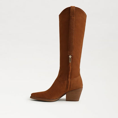 Sam Edelman Wyatt Knee High Boot - FRONTIER BROWN SUEDE