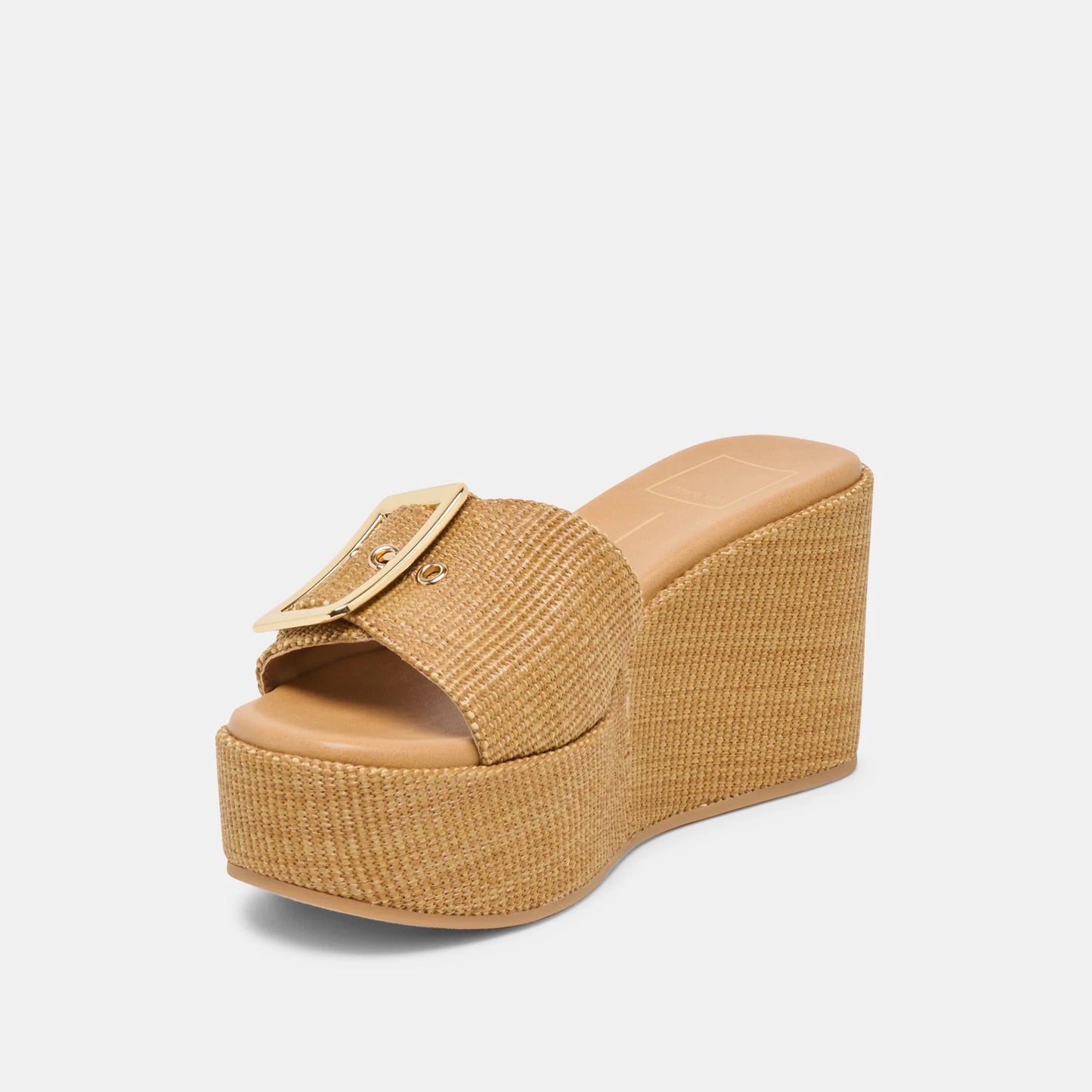 Dolce Vita Jilian Wedges - MOCHA RAFFIA