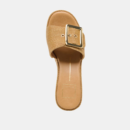 Dolce Vita Jilian Wedges - MOCHA RAFFIA