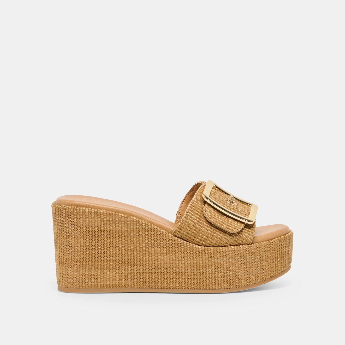 Dolce Vita Jilian Wedges - MOCHA RAFFIA