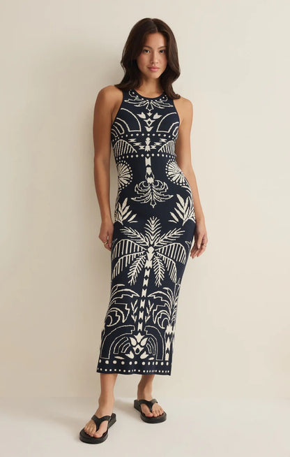Z Supply Esperanza Midi Dress - ECLIPSE