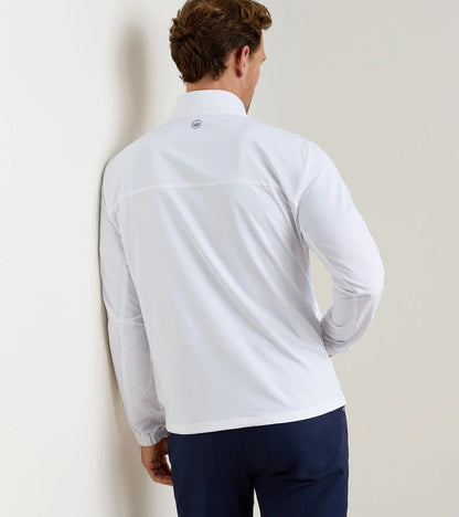 Peter Millar Dunes Half-Zip - WHITE