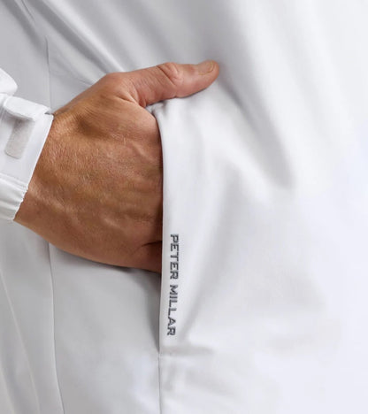 Peter Millar Dunes Half-Zip - WHITE