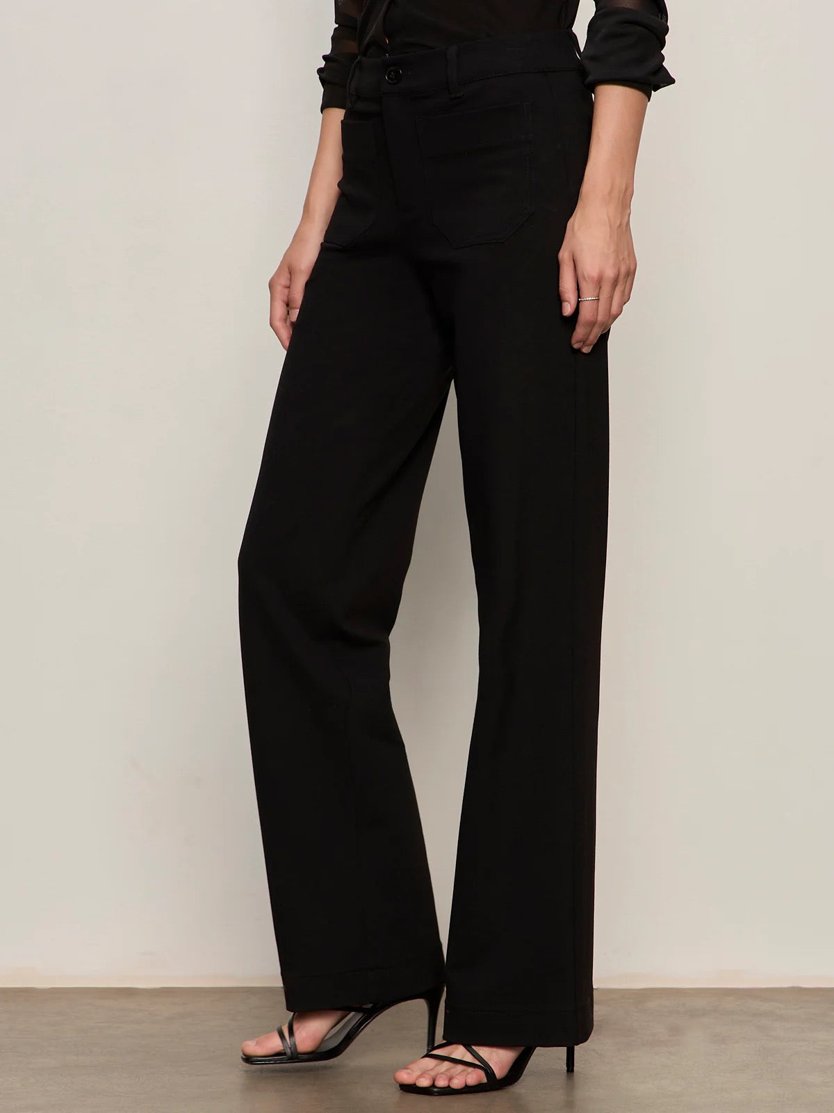 Sanctuary Marine Ponte Pant - BLACK