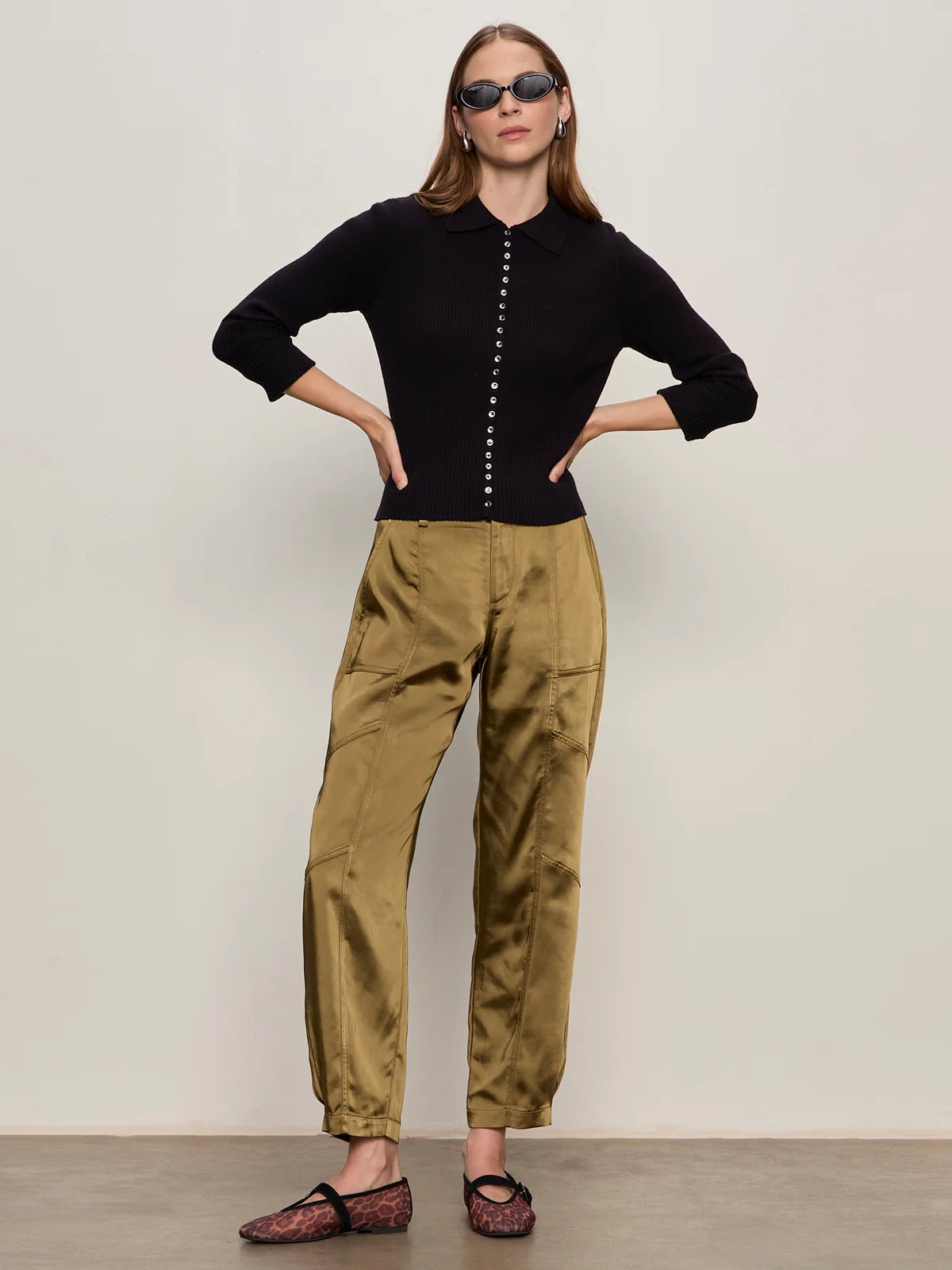 Sanctuary Sahara Satin Tapered Pant - DIRTY MARTINI