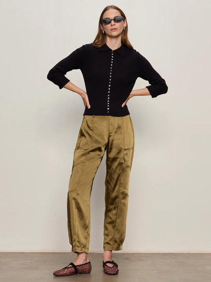 Sanctuary Sahara Satin Tapered Pant - DIRTY MARTINI