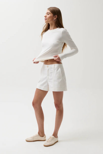 Pistola Mason Relaxed Utility Short - WHITE