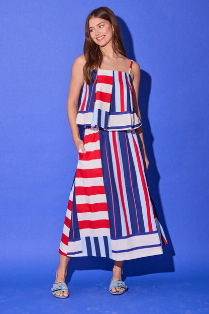 Alden Adair Reed Top - MARITIME STRIPE