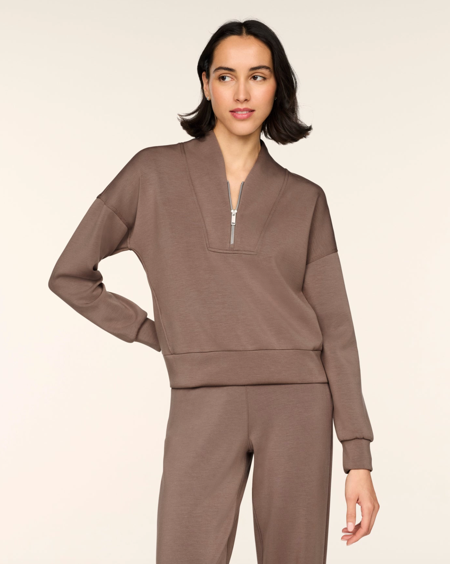 SP Shawl Collar Half Zip IRONSTONE