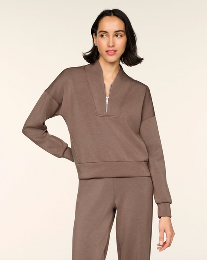 SP Shawl Collar Half Zip IRONSTONE