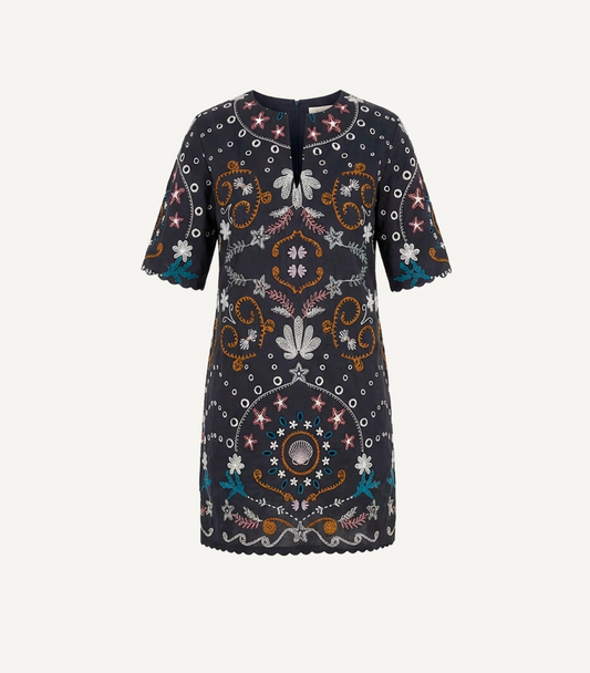 Cleobella Mische Mini Dress - BLACK