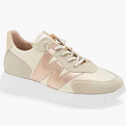 WONDERS Oslo Sneaker A-2464 - BEIGE/SAND/RAME/PLATINO