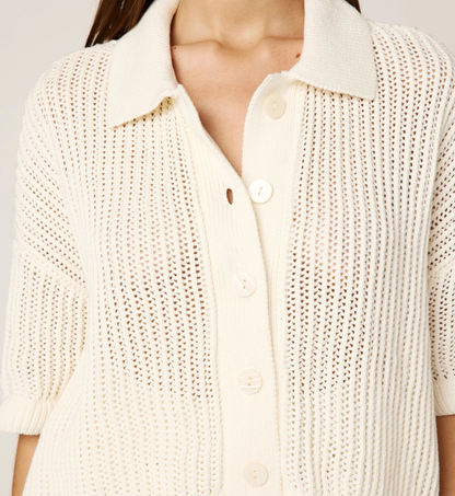 CLEOBELLA Peri Crochet Top - IVORY