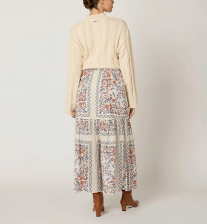 Cleobella Marjorie Ankle Skirt - LA RAMOS PRINT