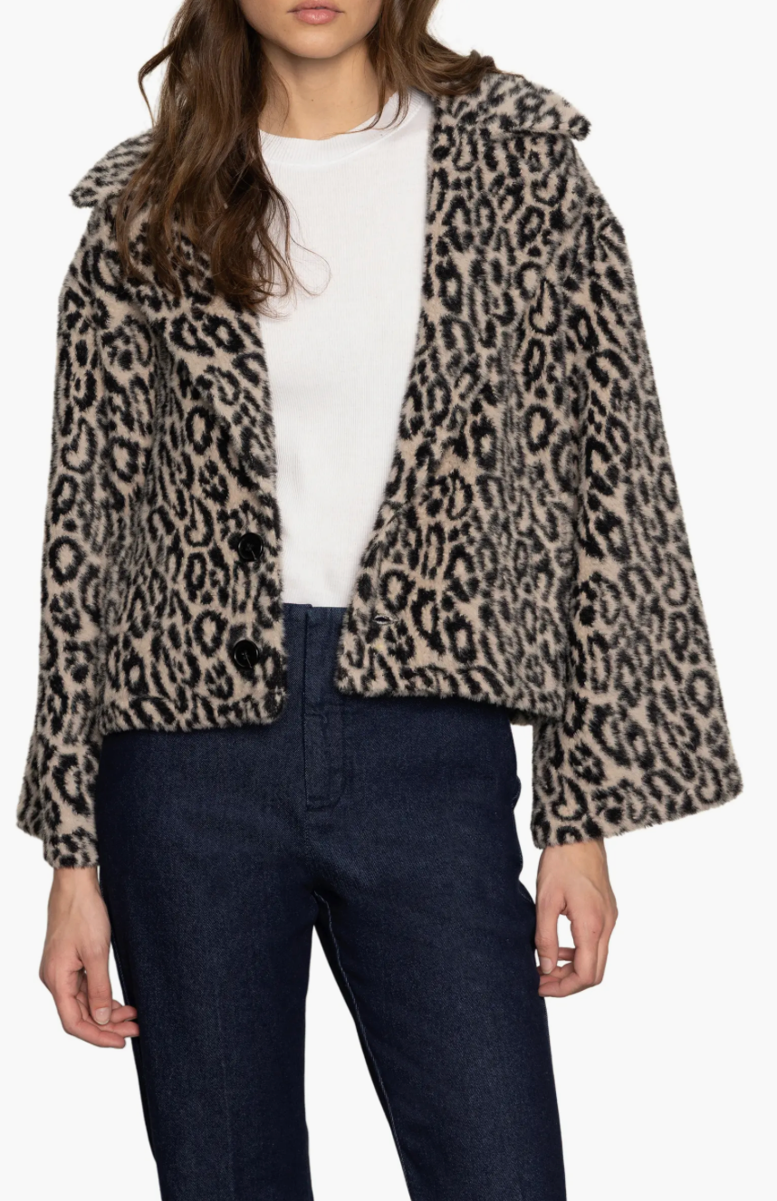 Sanctuary Colette Fur Jacket - LEO