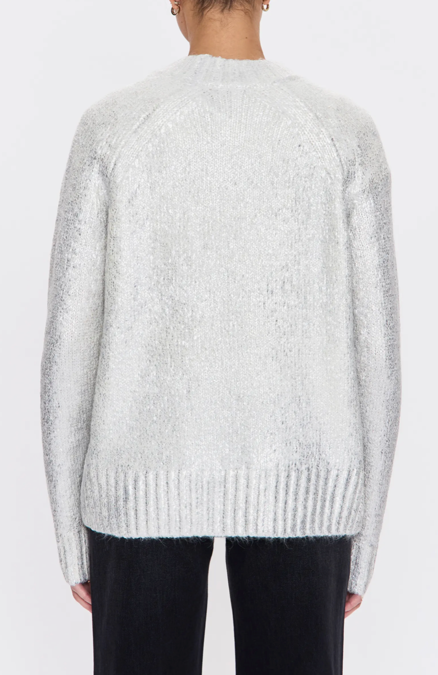 Pistola Ilana Metallic Sweater - SILVER FROST